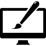simbolo-de-diseno-del-sitio-web